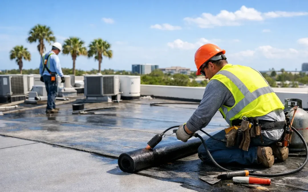 Commercial Flat Roof Repair for Florida Buildings