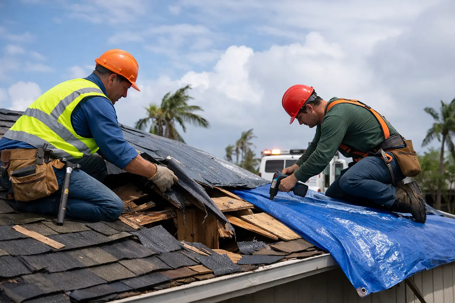 Emergency Roof Repair After Hurricane Damage