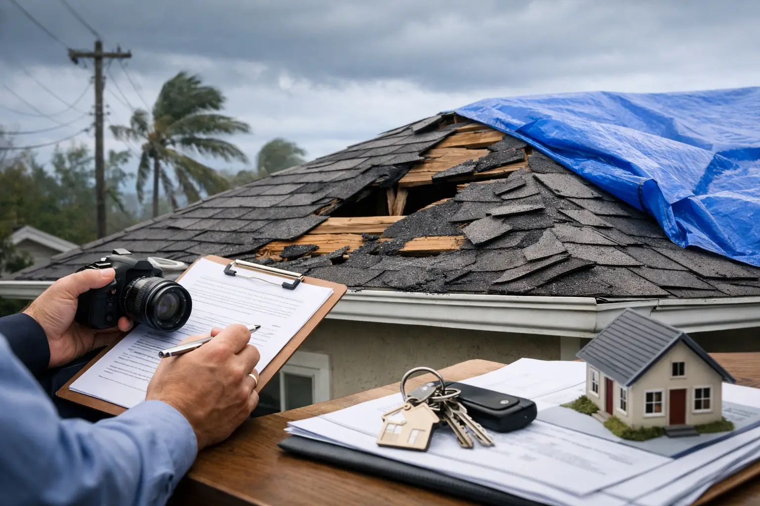 Hurricane Roof Damage Insurance Claim Steps