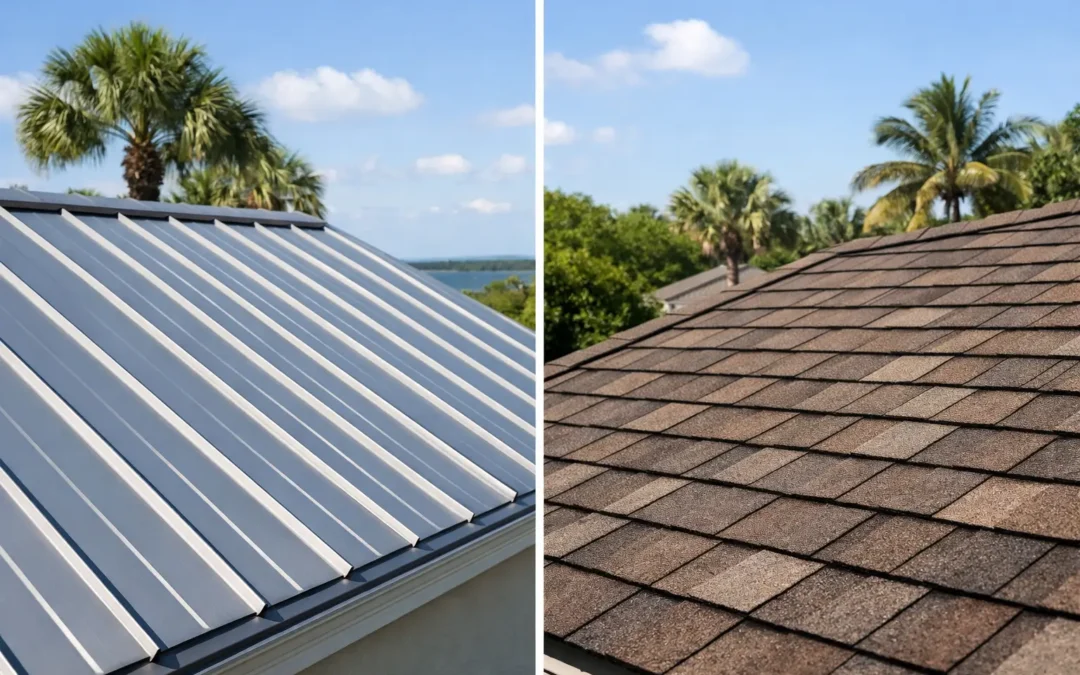 Metal Versus Shingle Roofs for Florida Homes