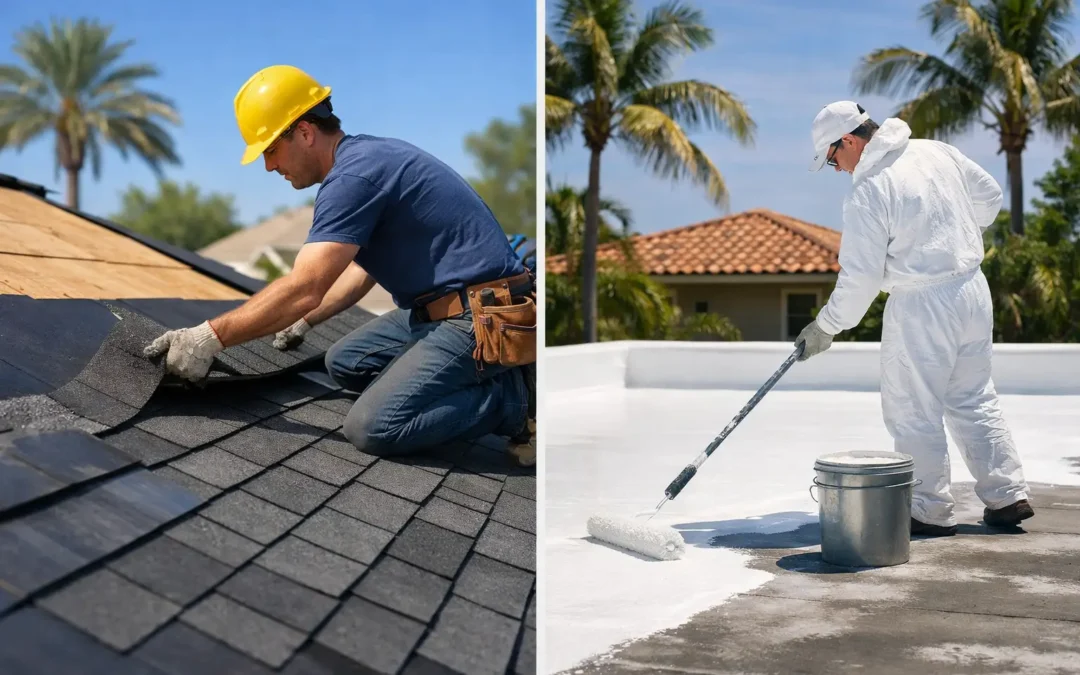 Reroofing Versus Roof Coating for Florida Homes
