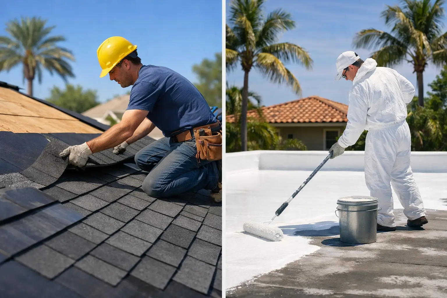 Reroofing Versus Roof Coating for Florida Homes