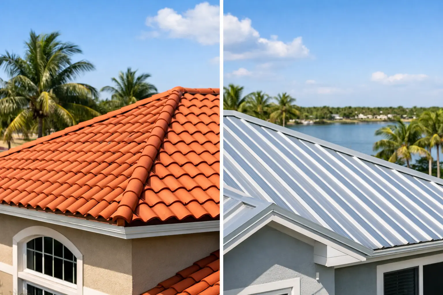 Tile Versus Metal Roofing for Florida Homes